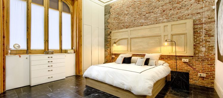 fotografo inmobiliaria de un dormitorio en la latina, madrid