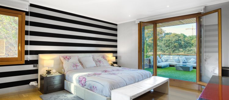 Fotografia Inmobiliaria de un dormitoria en Chueca, Madrid