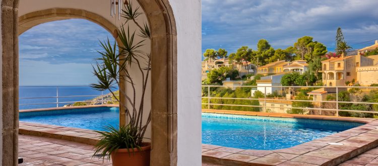 fotografia inmobiliaria en alicante - piscina