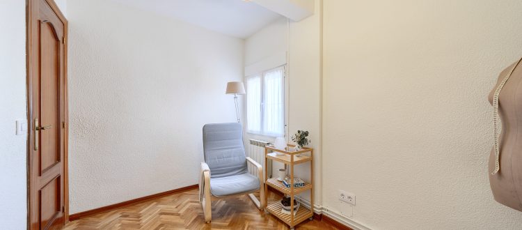 10. Distribución interior de un piso grande en Chamberí