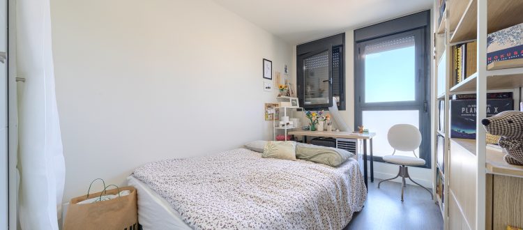 5. Salón de diseño contemporáneo con distribución funcional